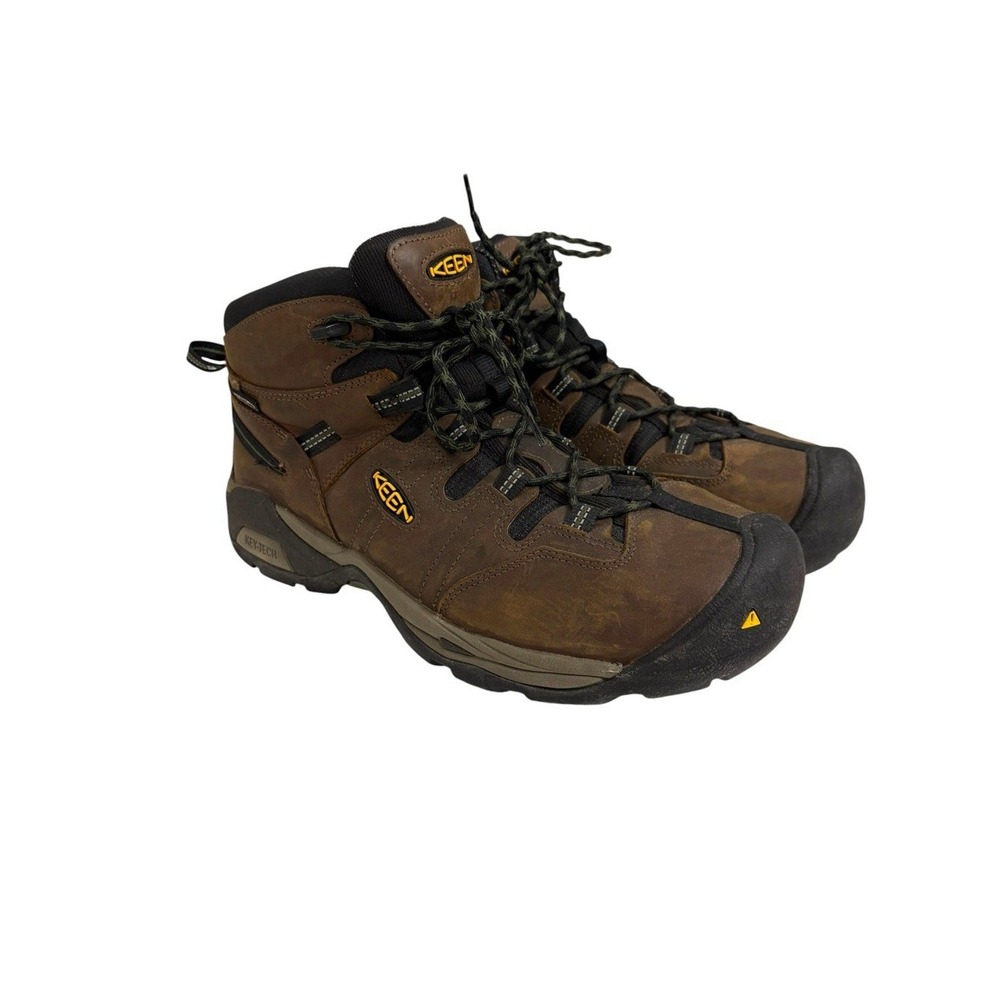 Keen Men's 13EE Brown Utility Detroit XT Steel Toe Leather Work Boots Workwear